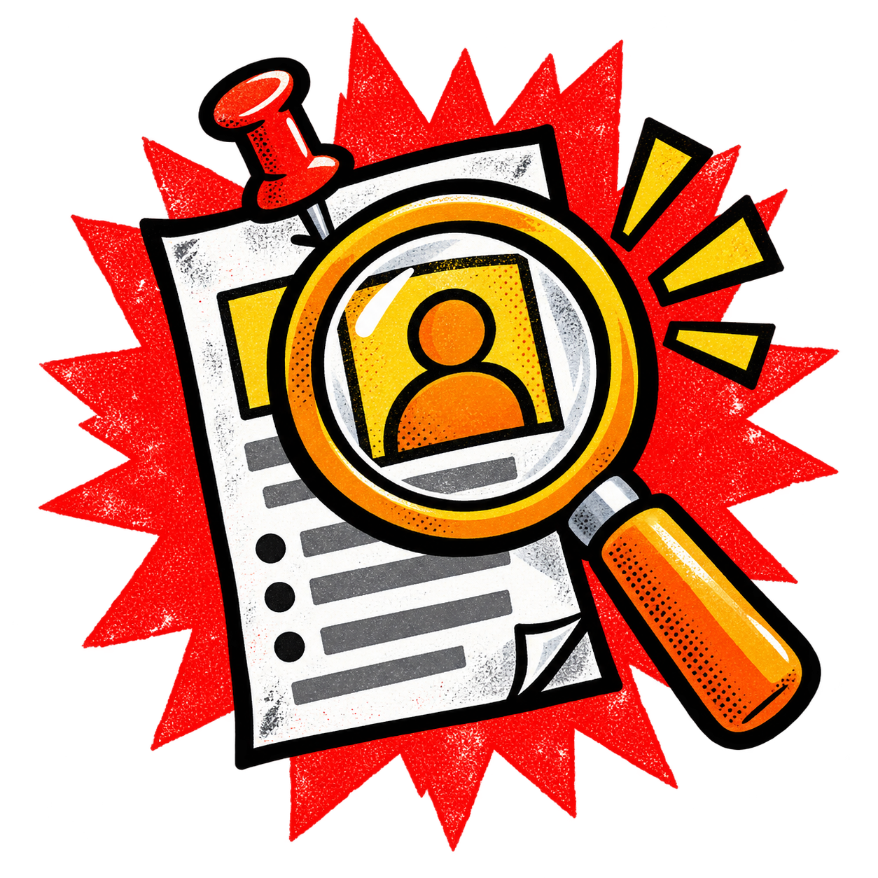 Ilustración de investigación
